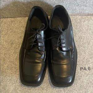 Black Leather Men's Loafers